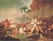 George Carter, Death of Captain James Cook